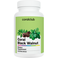 Coral club coral black walnut / coral juodasis riešutas