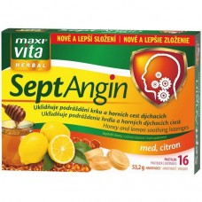 SeptAngin su medumi ir citrina, MaxiVita, gerklei SeptAngin su medumi ir citrina, MaxiVita, gerklei